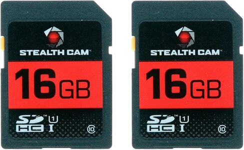 Stealth Cam SD Card - High-Speed Data Transferring Storage Game Trail Hunting Scouting Photo Video Recording Cameras, 16GB SD Card (4 Pack) in Saudi Arabia