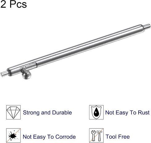 HARFINGTON 2pcs Quick Release Spring Bar 1.5mm Diameter 24mm Width Stainless Steel Watch Pins for Watch Band Straps in Saudi Arabia