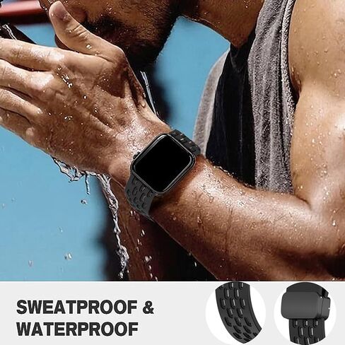 متوافق مع CMF Watch Pro 2 Bands، أشرطة رياضية بديلة من السيليكون الناعم المسامي على شكل فراشة مغناطيسية متوافقة مع CMF Watch Pro، Watch Pro 2 Smartwatch in Saudi Arabia