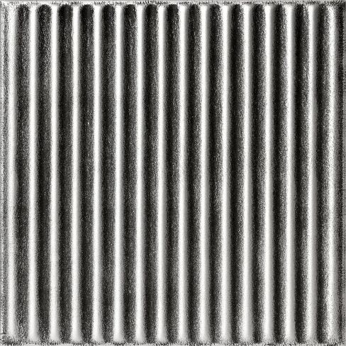 A La Maison Ceilings R133 Corrugated Pre-Painted Foam Glue-up Ceiling Tile (129.6 sq. ft./Case), Pack of 48, Antique Gold in Saudi Arabia