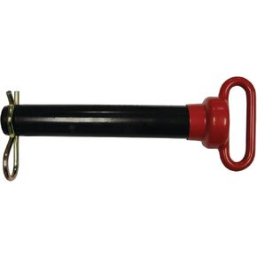 Complete Tractor 3013-1341 Red Handle Hitch Pin 1-1/2" Diameter 8-1/2" Useable Length. Grade 5