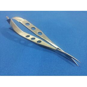 Premium O.R Grade CASTROVIEJO Micro Surgery Ophthalmic Scissors 4.5" Curved (HTI Brand)