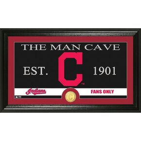 عملة The Highland Mint MLB Man Cave البرونزية، صورة بانورامية لسك العملة، هنود كليفلاند in Kuwait