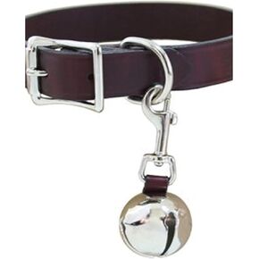 Leather Bear Bell W/Snap by