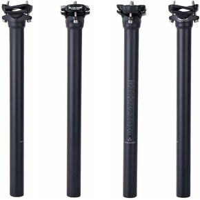 Carbon Seat Post Road/MTB Seat Post UD Black 27.2/31.6 Offset 0° Weight 145g