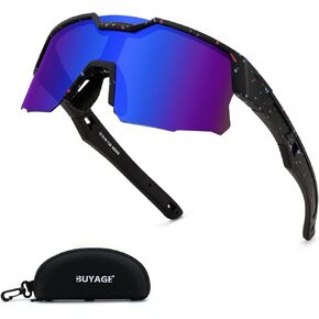Kids Sunglasses Youth Baseball Sunglasses for Boys Girls, Polarized Teens Softball Sports Cycling Glasses Age 8-16