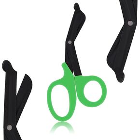 Green Fluoride Coated Trauma Paramedic EMT Shears Scissors 7.5" (ODONTOMED2011 BRAND)