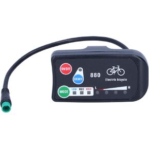 RiToEasysports EBike Display,EBike 36V 48V Display Meter for KTLED880 Display LCD Display Control Panel for Electric E-Bike