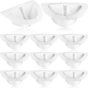 TrelaCo 30 Pcs Urine Hats for Toilets Urine Collection Hats Toilet Hats to Catch Urine Cups Pee Cup Urine Collector for Women and The Elderly, 40oz/ 1200cc