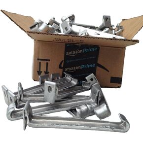 5" Raytec Hangtite Hidden Gutter Hanger Bracket with Clip for K-Style Gutters (25 Pack)