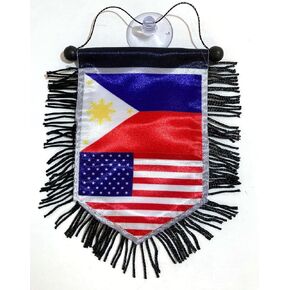 Philippines flags Filipino Pinoy Pilipinas decals for cars automobiles Home STICKS to Glass