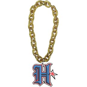 aminco Houston Texans H Logo NFL Fan Chain, Gold