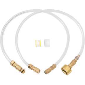 Hydraulic Steering Bleed Kit with Leak-Free Brass Fittings, Used to Fill Hydraulic Steering Fuel, Ideal for Outboard, Sterndrive & Inboard Seastar Hydraulic Helms, Clear, 7HV-TYM-3I1903