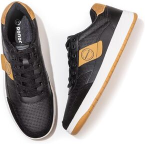 BNR Mens Fashion Sneakers Skate Shoes Casual Comfortable Durable Black Navy Brown in Kuwait