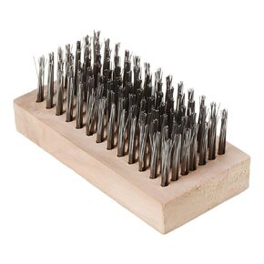 YXQ 3pcs Stainless Steel Wire Brush Small Brushes Clean Set Ripple Wire Bristle