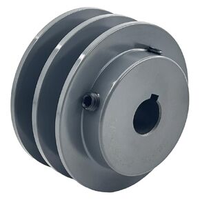 2AK30-5/8 Double Groove v Belt Pulley,3.05 inch Outside Diameter,5/8 inch bore,v Belt sheave Cast Iron for A AX 3L 4L V-Belts,2AK3058 Pulley