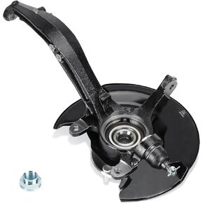مجموعة مفصل التوجيه الأمامي الأيسر ومجموعة محور تحمل العجلة متوافقة مع Honda 2003-2007 Accord 2.4L 3.5L كوبيه سيدان، ناقل حركة أوتوماتيكي فقط، استبدل 698-401، 698401