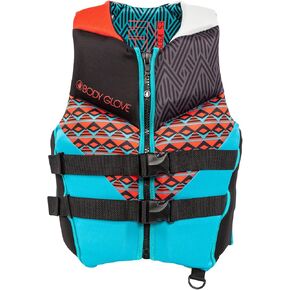 Body Glove Phantom Women's Life Jacket, Lightweight Neoprene Life Vest, USCG and Transport Canada Approved, Great for Boating, Fishing, Kayaking, Rafting, Paddling