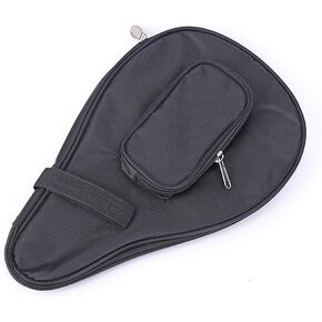1 Piece Table Tennis Bag Table Tennis Racket Cover Case Pingpong Paddle Cover Case Pingpong Storage Bag Table Tennis Bat Cover Case Table Tennis Paddles Bag, Black