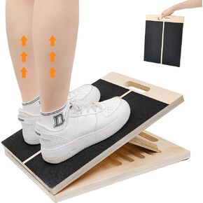 MUEUSS Slant Board for Calf Stretching,Wooden Adjustable Slant Board,Incline Board for Calf Stretching Slant Board,Calf Ankle Squats Stretch Board,Calf Stretch Wedge