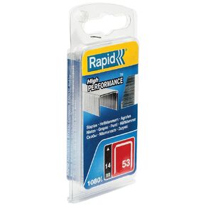 Rapid Staples, No.53, Leg Length 14 mm, High Performance, 40109506-1080 Pieces