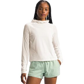 THE NORTH FACE Women's Adventure Sun Hoodie (Standard and Plus Size), White Dune, Small