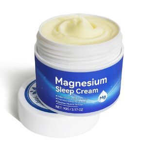 Premium Magnesium Cream for Sleep 3.17 Oz, Topical Magnesium Cream – Safe and Easy to Absorb, Quick Drying without Residue, Gentle to The Skin, Blue