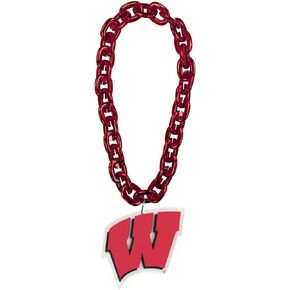 aminco Wisconsin Badgers Fan Chain, Red