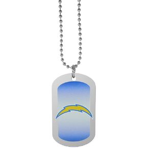 NFL Siskiyou Sports Fan Shop Los Angeles Chargers Team Tag Necklace 26 بوصة لون الفريق in Kuwait