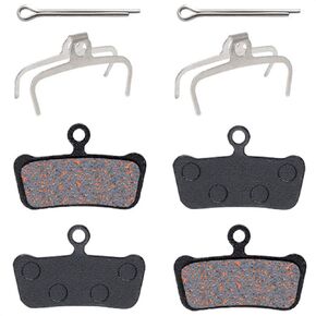 2 Pairs of Disc Brake Pads for Sram Guide RSC, RS, R, Elixir 7, 9, Avid XO Trail, 4 Piston MTB Disc Brakes - Suitable for Mountain Bikes, Road Bicycles, and MTBs