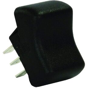 JR Products 12265 Black SPDT Momentary-On/Off/Momentary-On Switch