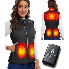 Heated Vest Women Rechargeable with Battery Pack included Slim fit Electric heated coat，Women‘s Heated Vests