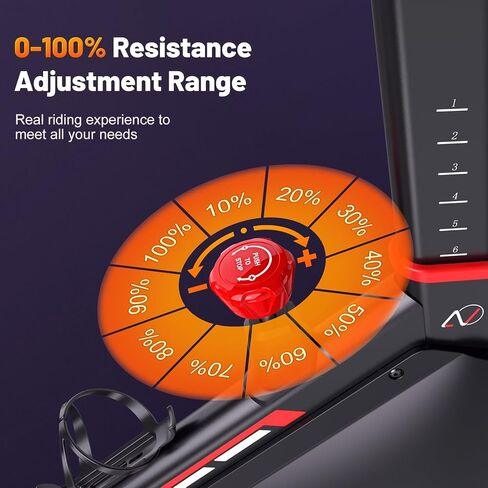 دراجة تمرين أنشير، دراجات ثابتة للمنزل، دراجة ثابتة مع شاشة LCD، دراجة تدور مع دولاب موازنة ثقيل، يتم تركيب الدراجة الداخلية في غضون 20 دقيقة، مثالية لحرق القلب in Kuwait