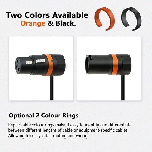 Audio Cable Low Profile 3 Pin XLR Male to Female Cable for Microphones, Cameras, Mixers, Recorders 30 cm in Saudi Arabia