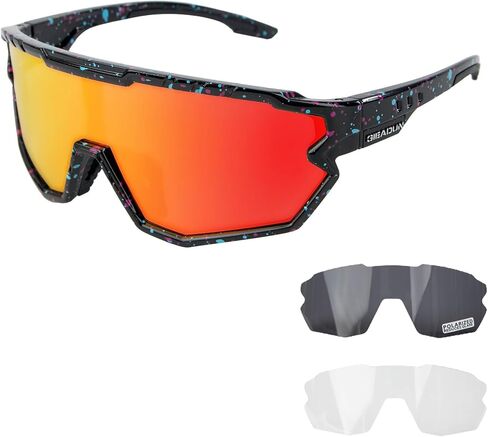 نظارات شمسية مستقطبة للأطفال لركوب الدراجات 3 عدسات 8-14 سنة للأولاد والبنات ورياضات البيسبول الناعمة in Kuwait