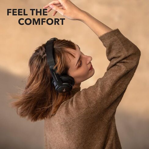 Soundcore by Anker Life Q30 Hybrid Active Noise Cancelling Headphones with Multiple Modes, Hi-Res Sound, Custom EQ via App, 40H Playtime, Comfortable Fit, Bluetooth Headphones(Renewed) in Kuwait