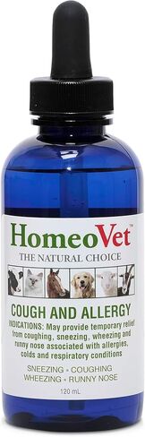 HomeoVet EquioPathics Cough and Allergy, Natural Allergy Medication for Large Animals, 120 Milliliters in Kuwait