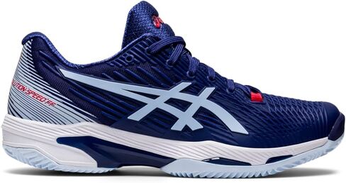 حذاء تنس للسيدات Solution Speed ​​FlyteFoam 2 Clay من ASICS، مقاس 5، أزرق غامق/سماء ناعمة in Saudi Arabia