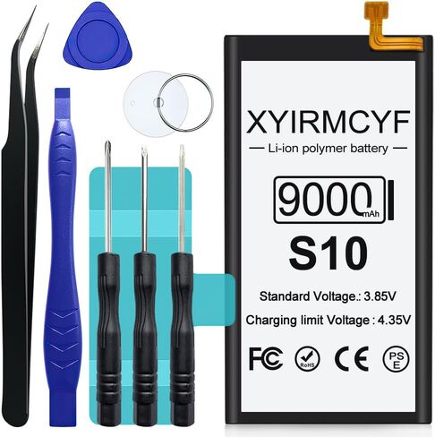 Galaxy S9 Battery (2024 New Upgrade), 9500mAh High Capacity Battery for Galaxy S9 SM-G960 G960U/U1/A/R4/W/F/T/P/V EB-BG960ABE EB-BG960ABA with Repair Kits in Saudi Arabia