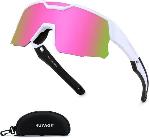 Kids Sunglasses Youth Baseball Sunglasses for Boys Girls, Polarized Teens Softball Sports Cycling Glasses Age 8-16 in Saudi Arabia
