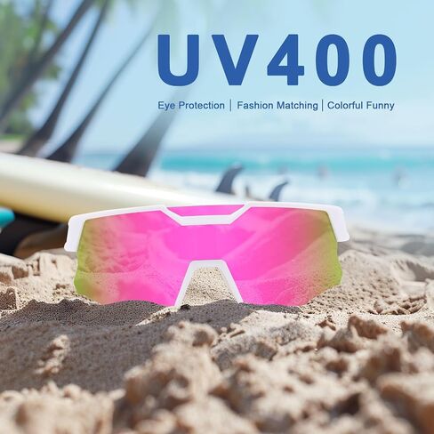 Kids Sunglasses Youth Baseball Sunglasses for Boys Girls, Polarized Teens Softball Sports Cycling Glasses Age 8-16 in Saudi Arabia