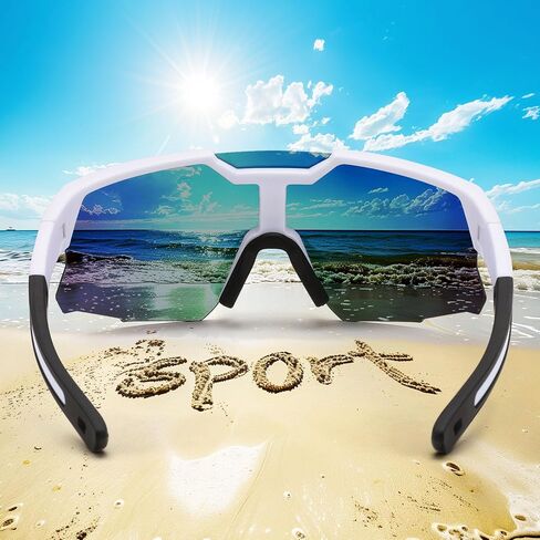 Kids Sunglasses Youth Baseball Sunglasses for Boys Girls, Polarized Teens Softball Sports Cycling Glasses Age 8-16 in Saudi Arabia