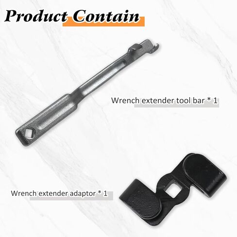 أداة تمديد مفتاح الربط وشريط أدوات تمديد مفتاح الربط، امتداد مفتاح ربط 13.5 بوصة ويعمل مع شريط قاطع محرك 1/2 بوصة ومحرك سداسي 21 مم للميكانيكا وإصلاحات السيارات in Kuwait