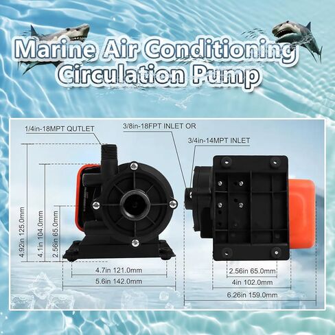 مضخة تيار متردد بحرية 500 جيجا في الساعة، مضخة مياه تيار متردد بحرية 115 فولت، مضخة توزيع تكييف الهواء البحرية، مضخة تيار متردد لتدوير مياه البحر الغاطسة 500 جيجا في الساعة 115 فولت، مضخة تدوير مياه مكيف الهواء البحري in Kuwait