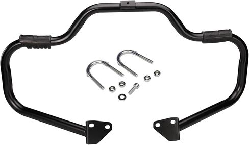 MoKitDora Dyna Engine Guard للطرق السريعة شارب تحطم بار 1.25 سم سمين لـ Harley Dyna Street Bob FXDB Fat Bob FXDF Low Rider FXDL Wide Glide FXDWG FXDC 2006-2017، كروم in Kuwait