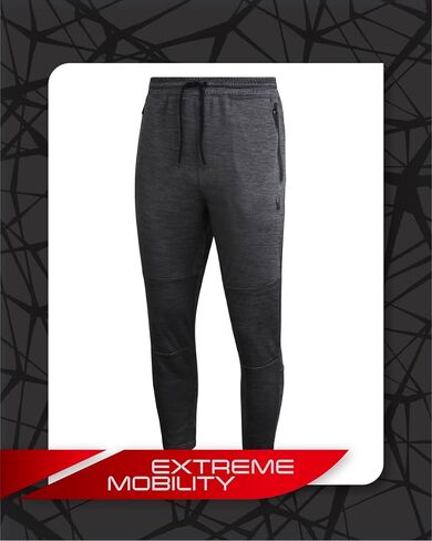 Spyder Mens Jogger Pants - Tech Fleece Joggers with Double Bonded Zip Pockets - Lightweight Active Sweatpants for Men (S-XL) in Kuwait