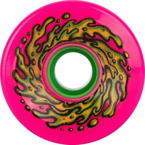 Slime Balls Santa Cruz Skateboard Wheels 66mm OG Slime 78A Pink in Saudi Arabia