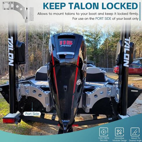 for Minn Kota 1810302 Talon Sandwich Adapter Bracket for Port, Talon Mounting Bracket, Talon Shallow-Water Anchor Adapter Bracket for Port Mounting in Saudi Arabia
