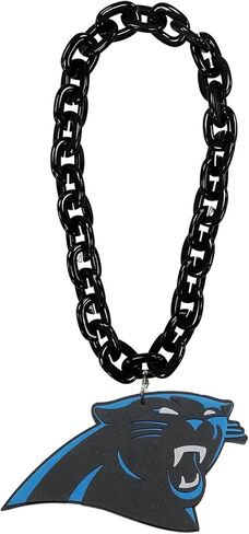 Aminco NFL Carolina Panthers Team Fan Chain, Black in Saudi Arabia