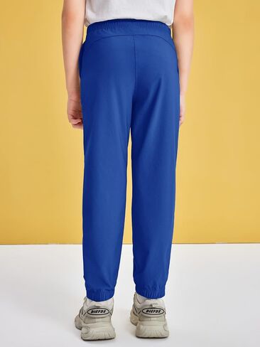 Haloumoning Boys Lightweight Sweatpants Quick Dry Traning Track Pants Joggers for Kids with Pockets 5-14 Yeras in Saudi Arabia